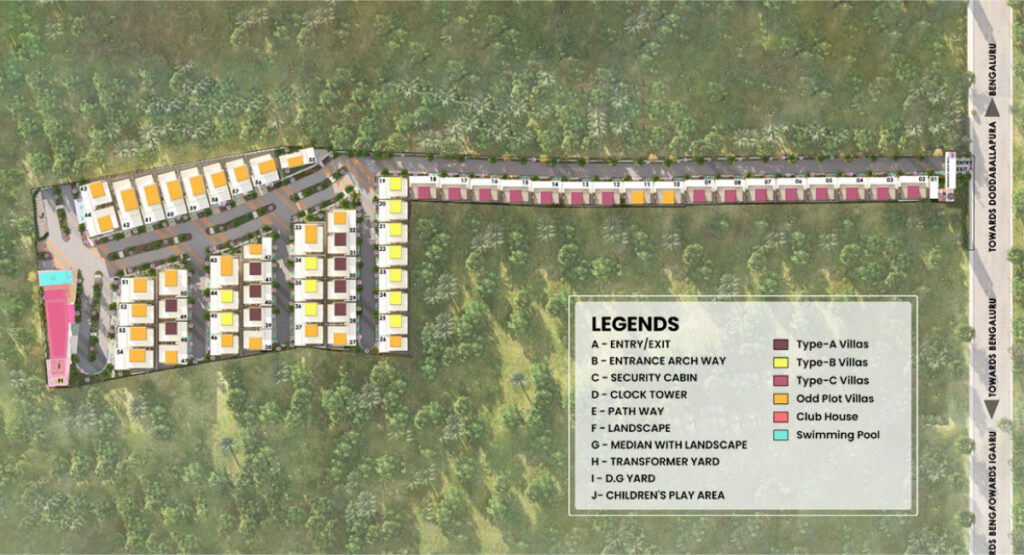 Gated Community Villas Near Yelahanka
